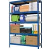 Extra-wide blue 5 tier shelving unit with 250kg capacity per shelf – 1800x1200x600mm