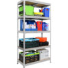 Galvanised 5 tier shelving unit with 175kg capacity per shelf – 1800x900x450mm